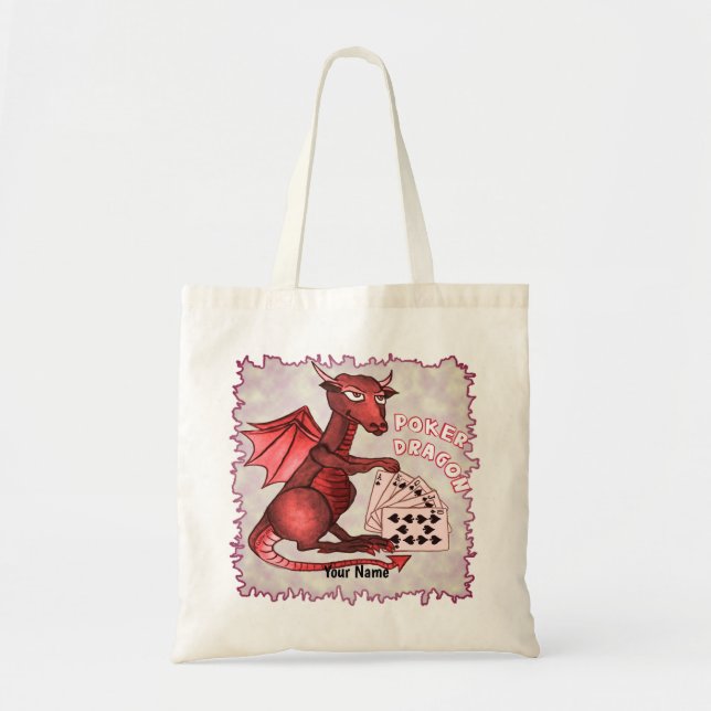 Drache Poker  Tragetasche (Vorne)