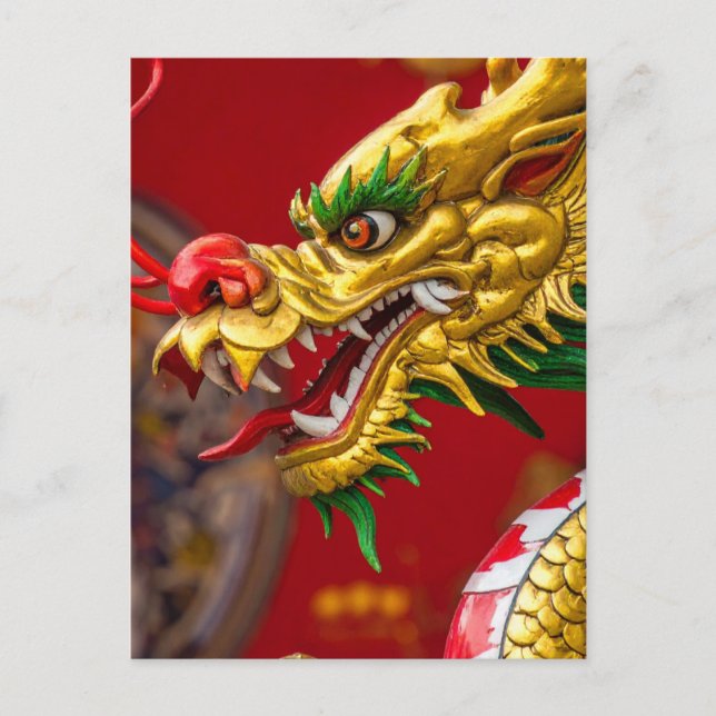 Drache Postkarte (Vorderseite)