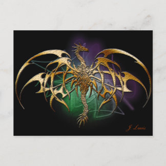 Drache Postkarte
