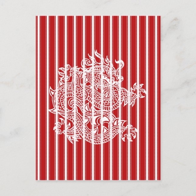 Drache Postkarte (Vorderseite)