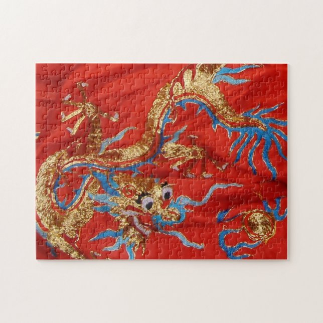 Drache Rätsel Puzzle (Horizontal)