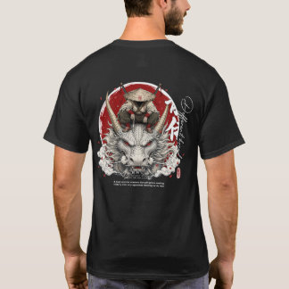 Drache Reiter Samurai Krieger T-Shirt | Japanisch