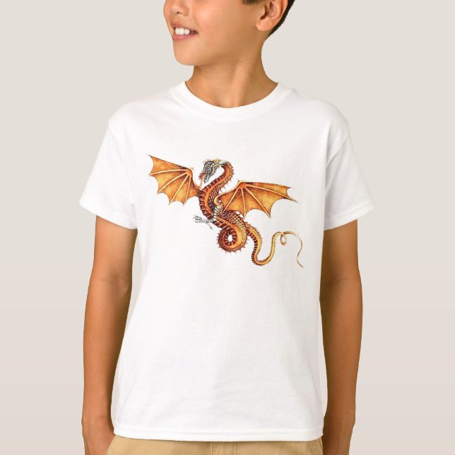 DRACHE SCHERZT T-SHIRT (Vorderseite)