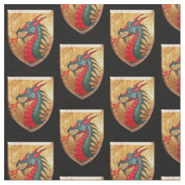 Drache-Schild Stoff