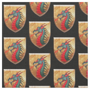 Drache-Schild Stoff