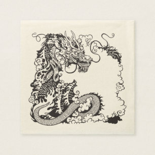 Drache Serviette