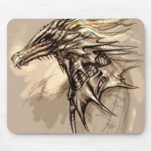 Drache-Skizze Mousepad