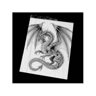 Drache Skizze Tasse Permastempel