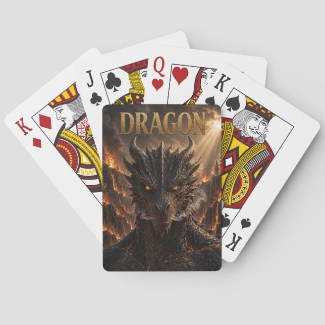 Drache Spielkarten (Rückseite)