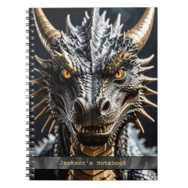 Drache Spiral Foto Notizbuch Notizblock