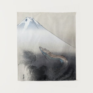 Drache steigt auf den Fuji: Ryu japanische Kultur Wandteppich