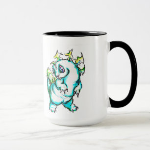 Drache Stein - Knopf Tasse