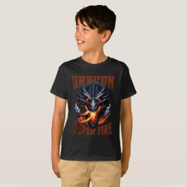 Drache Super Feuer T-Shirt
