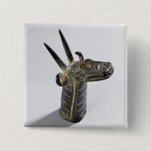 Drache, Symbol des Gottes Marduk, spätes Assyrian Button
