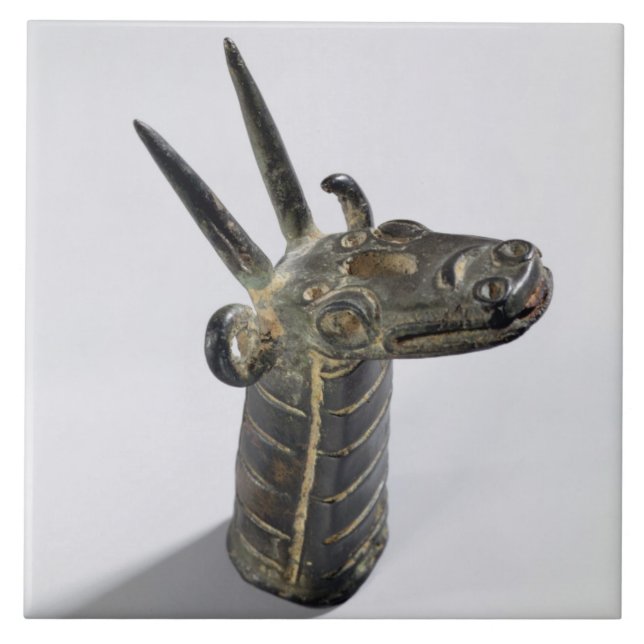 Drache, Symbol des Gottes Marduk, spätes Assyrian Fliese (Vorderseite)