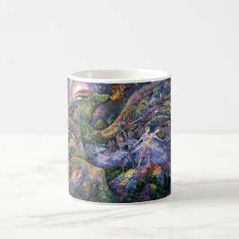 "Drache-Tänzer-" Keramik-Tasse Kaffeetasse