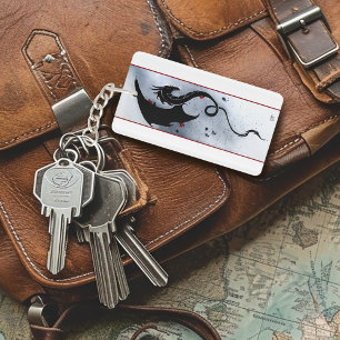 Drache-Tapisserie Schlüsselanhänger