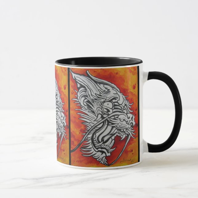 Drache-Tasse durch Dana Tyrrell Tasse (Rechts)