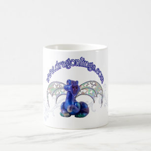 Drache-Tasse mit mit Filigran geschmücktem Tasse