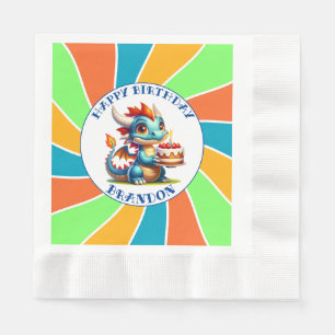 Drache Thema Jungen-Geburtstagsfeier Serviette