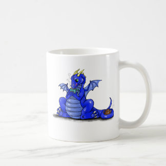 Drache-trinkender Tee Tasse