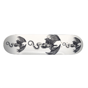 Drache-u. Klinge-Skateboard Skateboard