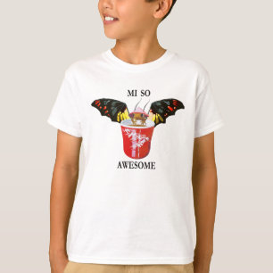 Drache und Chinesischer Cup T-Shirt