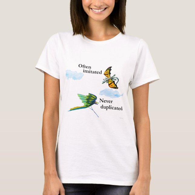 Drache und Drache T-Shirt (Vorderseite)