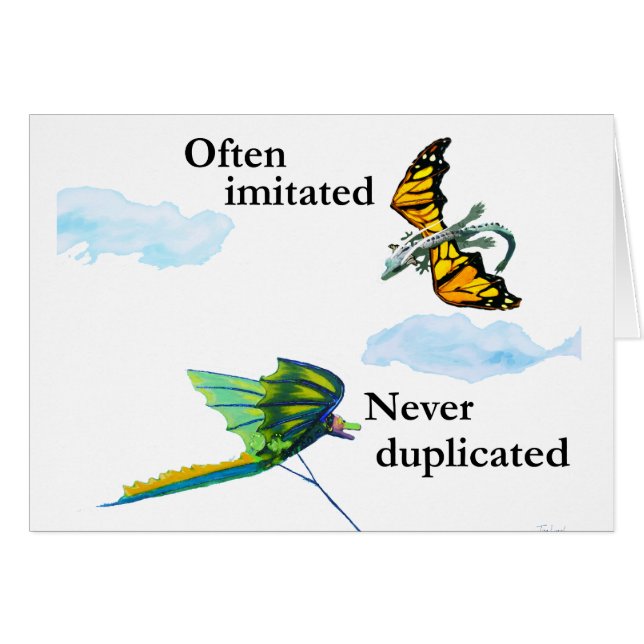 Drache und Drachen (Vorderseite (Horizontal))