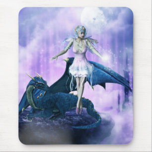 Drache und Fairy Mousepad