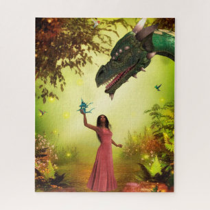 Drache und Frauen Puzzle
