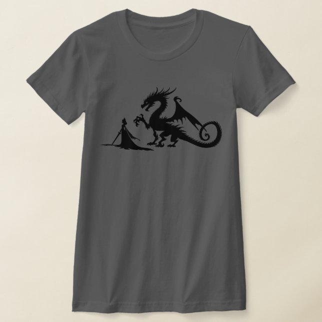 Drache und Prinzessin T-Shirt (Ablage )