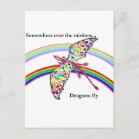 Drache und Regenbogen