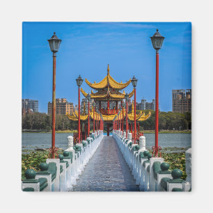 Drache und Tiger Pagoden Brücke – Kaohsiung Taiwan Magnet