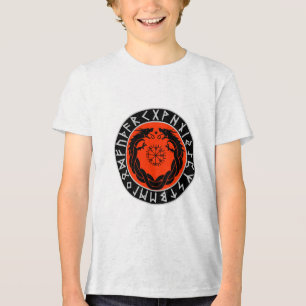 Drache Viking Rune Schutz Tri-Blend Shirt