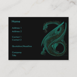 Drache Visitenkarte