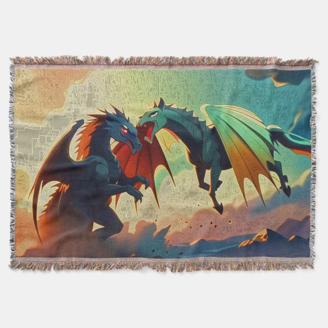 Drache vs Pegasus  Decke (Vorderseite)