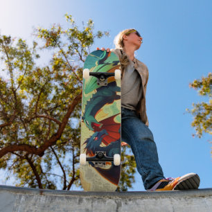 Drache vs Pegasus Skateboard