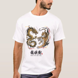 Drache vs. Tiger – Kung-Fu-Machtkollision T-Shirt
