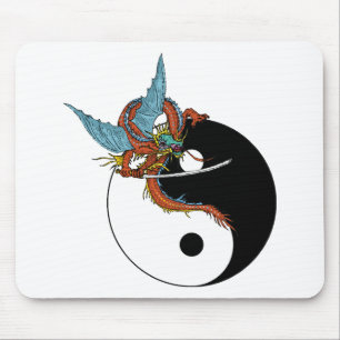 Drache Yin Yang Geschenk Mousepad