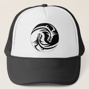 Drache Yin Yang Hut Truckerkappe