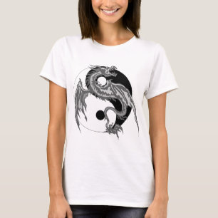 Drache Yin Yang T - Shirt
