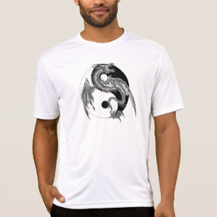 Drache Yin Yang T - Shirt