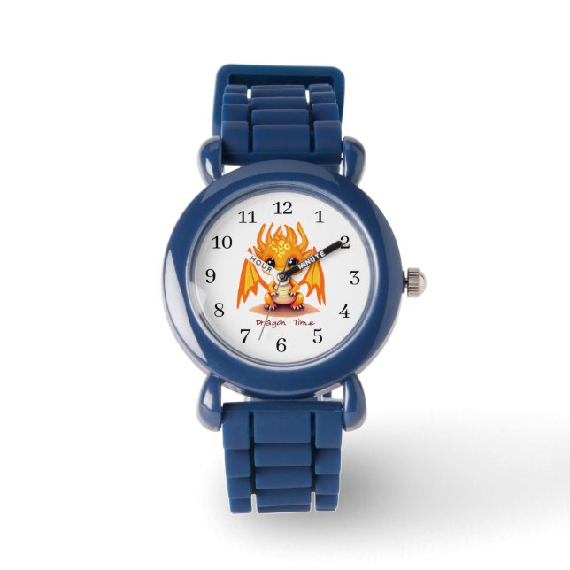 Drache Zeit Armbanduhr (Vorderseite)