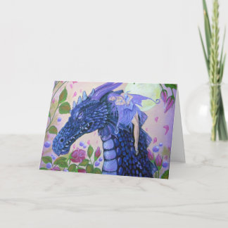 Drache zerreißt Beileid Karte