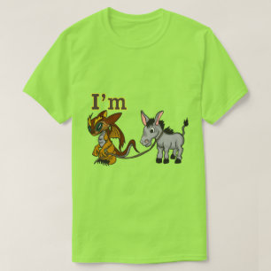Drache zieht Burro-T - Shirt