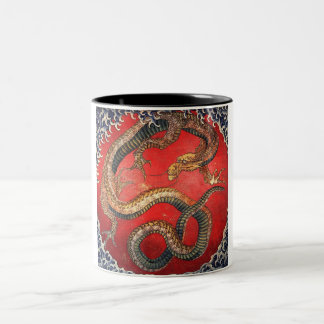 Drache Zweifarbige Tasse