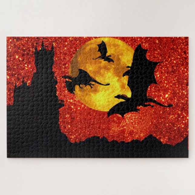 Drachefliegen, Puzzle (Horizontal)