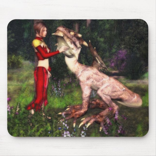 Drachehaustier mousepad (Vorne)