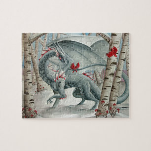 Drachekunst - Fantasie-Kunst Puzzle